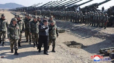 Semenanjung Korea Tegang, Korut Pamer Persenjataan Berat di Tengah Latihan Perang Tahunan AS-Korsel