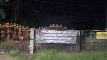 Spanduk Dukung DPD RI Bentuk Pansus Kecurangan Pemilu Bermunculan di kawasan Tangsel hingga Serang