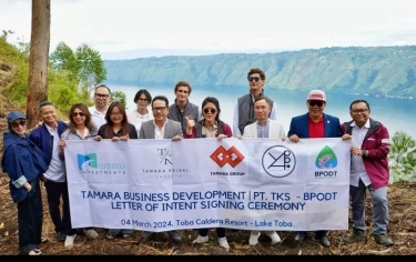 F1H2O Undang Tamara Keiski Group Berinvestasi di Danau Toba, Akan Bangun Resto Berkelas Internasional di Toba Caldera Resort