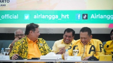 Bicara di Hadapan Bamsoet, Airlangga Hartarto Tegaskan Tak Ada Munas Golkar Sampai Desember 2024