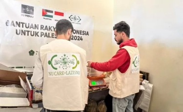 NU Care-LAZISNU PBNU Kembali Salurkan Bantuan Makanan untuk Pengungsi di Gaza