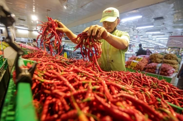 Waduh! Baru Hari Pertama Ramadhan 1445 H, Harga Cabai Merah di Dharmasraya Sumbar Sudah Tembus Rp 120 Ribu per Kg