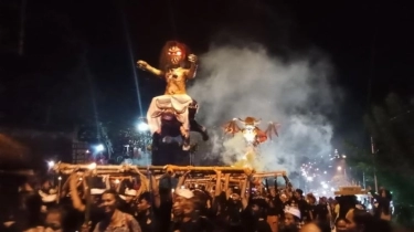 Perayaan Hari Nyepi, Umat Hindu Lumajang Gelar Pawai Ogoh-ogoh