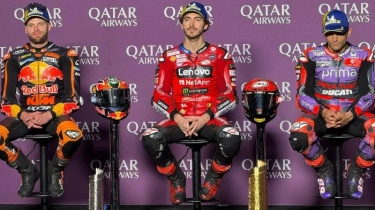 Hasil MotoGP 2024 Tadi Malam - Pecco Bagnaia Buka Puasa di Qatar, Marc Marquez Warning Teror si Hiu