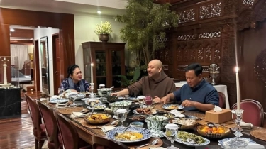 Prabowo Unggah Momen Makan Malam Bersama Didit dan Titik Soeharto, Netizen Heboh: Postingan Isi Hati