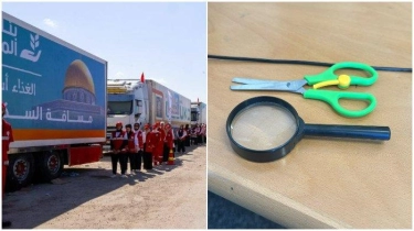 Israel Tolak Truk Bantuan Masuk ke Gaza karena Ada Gunting Medis Anak-Anak, Dicap Punya Fungsi Ganda