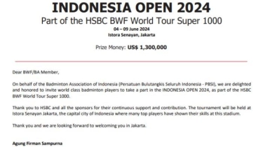 Indonesia Arena Batal Jadi Venue Indonesia Open 2024, Padahal BWF Sudah Beri Salam Perpisahan
