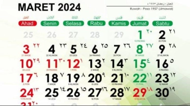 Kalender Jawa Maret 2024 Lengkap dengan Penanggalan Hijriah, Pasaran Jawa dan Libur Nasional