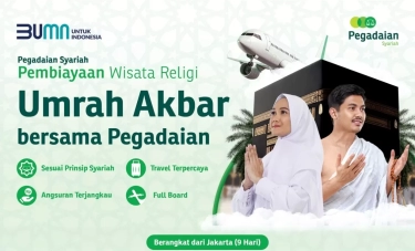 Meraih Keberkahan Bulan Syawal, Pegadaian Ajak Masyarakat Umrah Akbar Bersama