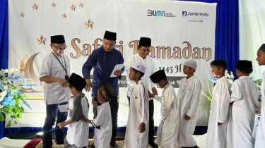 Gelar Safari Ramadan di Tarakan, Jamkrindo Salurkan 120 Paket Sembako Gratis