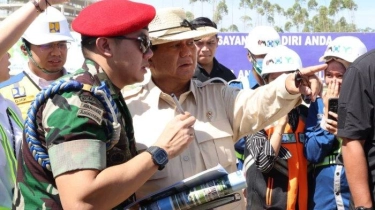 Prabowo Cek Pembangunan Gedung Istana Negara dan Persiapan Jelang HUT RI di IKN