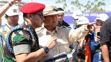 Kunjungi IKN, Mayor Teddy Masih Jadi Ajudan Prabowo Subianto
