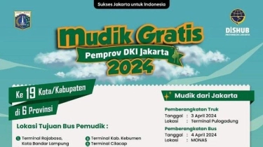 Syarat Daftar Mudik Gratis DKI Jakarta 2024, Jadwal Berangkat dan Lokasi Tujuan