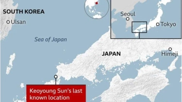 Spesifikasi Kapal Tanker MT Keoyoung Sun yang Tenggelam di Perairan Jepang