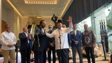 Terkuak Alasan Prabowo ke NasDem Tower: Balas Ucapan Selamat dari Surya Paloh karena Menang Pilpres