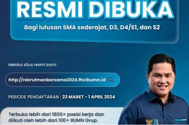 Rekrutmen Bersama BUMN 2024 Resmi Dibuka, Berikut Link Menuju Pintu Baru Mengejar Karier Impian