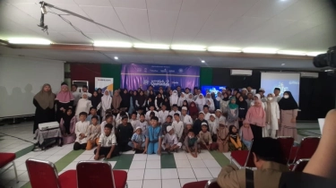 TGIF Kedua Suara.com, Seru-seruan Bareng Anak Yatim Piatu di Muhammadiyah Rawamangun