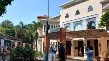 Hari Nasional Pakistan Ke-84 Dirayakan di Jakarta, Kedubes Gelar Upacara Pengibaran Bendera   