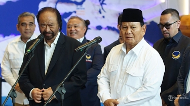 Prabowo Usai Sambangi Markas NasDem: Sesudah Pertandingan, Kita Bersatu Membangun Indonesia