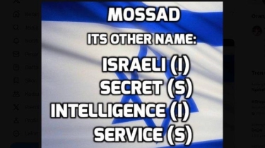Viral di Medsos, ISIS Kepanjangan Israel Secret Inteligence Service, Perpanjangan Tangan Mossad?
