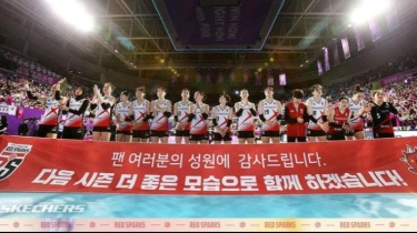 Antiklimaks Perjalanan Red Sparks di Liga Voli Korea, Peringkat Tiga jadi Akhir Cerita Megawati Cs