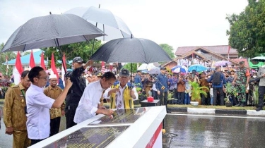 Presiden Jokowi Resmikan Inpres Jalan Daerah di Sulawesi Tengah Sepanjang 147 Km