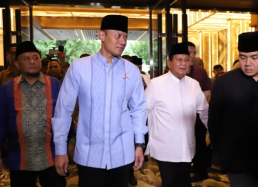 Di depan Prabowo, AHY Cerita Partainya Serba Terbatas Karena 9 Tahun Jadi Oposisi