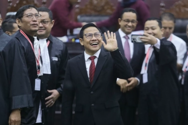 Momen Cak Imin Kena Tegur Ketua MK saat Sidang Sengketa Pilpres 2024