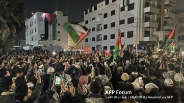 Ribuan Warga Yordania Demo Agar Kedubes Israel Ditutup, Gerakan Hamas Makin Populer di Yordania