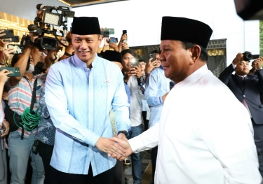 AHY ke Prabowo: Demokrat Akan Sukseskan Legacy Bapak