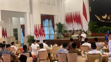 Jokowi Gelar Bukber di Istana, Prabowo Datang Paling Awal Sambut Jajaran Menteri