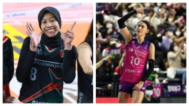 Hasil Final Liga Voli Korea - Idola Megawati 20 Poin, Pink Spiders Unggul 2-1 atas Hyundai Hillstate