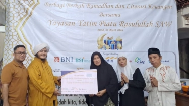 FJB Berbagi Berkah Ramadhan dan Literasi Keuangan Bersama Yatim Piatu