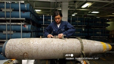 Daftar Bom Dikirim AS untuk Israel, 1 Bom MK-84 Bisa Buat Kawah Diameter 15 Meter Kedalaman 11 Meter