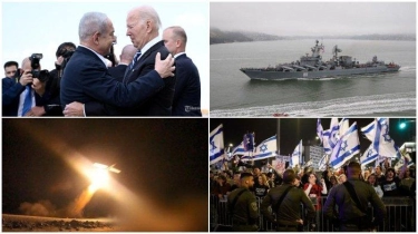 Populer Internasional: AS Diam-diam Pasok Senjata ke Israel - Kapal Perang Rusia Masuk Laut Merah