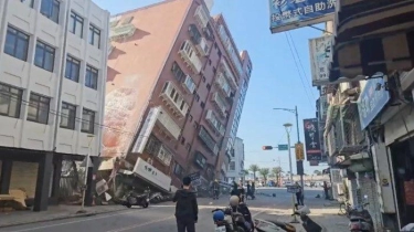26 Gedung Tinggi di Taiwan Miring & Runtuh Akibat Gempa, Puluhan Orang Masih Terjebak di Reruntuhan