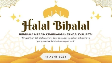 30 Gambar Halal Bihalal Idul Fitri 2024 Disertai Link Download, Bisa Diedit jadi Poster dan Spanduk