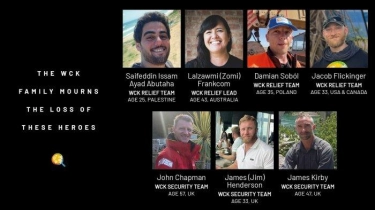 Daftar 7 Relawan Kemanusiaan World Central Kitchen yang Tewas Dibom Israel Usai Bagi-bagi Makanan