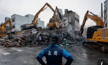 Imbas Gempa Taiwan, Tim Penyelamat Mencari Lebih dari 100 Korban yang Terjebak di Tengah Tanah Longsor dan Gempa Susulan