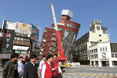 Jumlah Korban Gempa Taiwan Masih Didata, Gedung-Gedung Miring