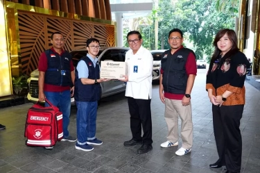 Petrokimia Gresik Bersama Satgas Bencana Nasional BUMN Wilayah Jawa Timur Kirim 41 Relawan ke Pulau Bawean