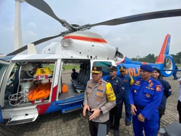 Polri Siagakan 2 Helikopter Ambulans Selama Arus Mudik dan Balik Lebaran 2024, Beroperasi di Sepanjang Jalur Mudik