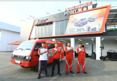 Tujuh Posko Mudik Mitsubishi Kawal Konsumen Aman Sampai Kampung Halaman