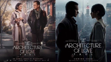 Film The Architecture of Love Rilis Poster Kedua, Pasangkan Nicholas Saputra dengan Putri Marino