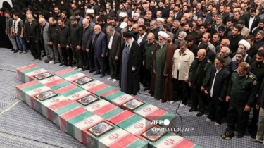 Pemakaman Petugas Konsulat Iran Bertepatan dengan Hari Quds, Ada Demo Besar Anti Israel di Iran