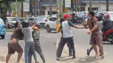 Viral Jukir Baku Hantam dengan Pengendara di Medan Gegara Uang Parkir