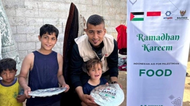Bersama INH, Baznas Bagikan Hidangan Berkah Ramadan bagi Warga Palestina
