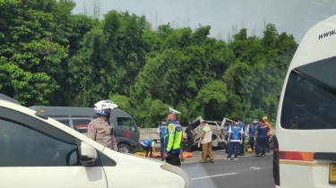 Pasca Kecelakaan Maut, Contra Flow Tol Cikampek Kembali Dibuka: Arus Lalin Ramai Lancar