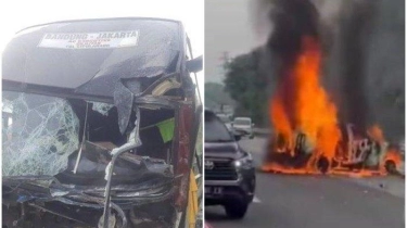 Kesaksian Sopir Bus dan CCTV Ungkap Detik-detik Kecelakaan Maut di Tol Cikampek, Ada Kesamaan