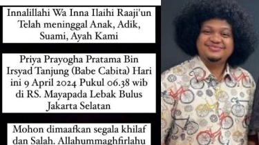 Babe Cabita Meninggal Dunia, Unggahan Instagram Oki Rengga Winata Banjir Ucapan Duka dari para Artis